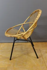 ROTAN TAFEL EN STOELEN