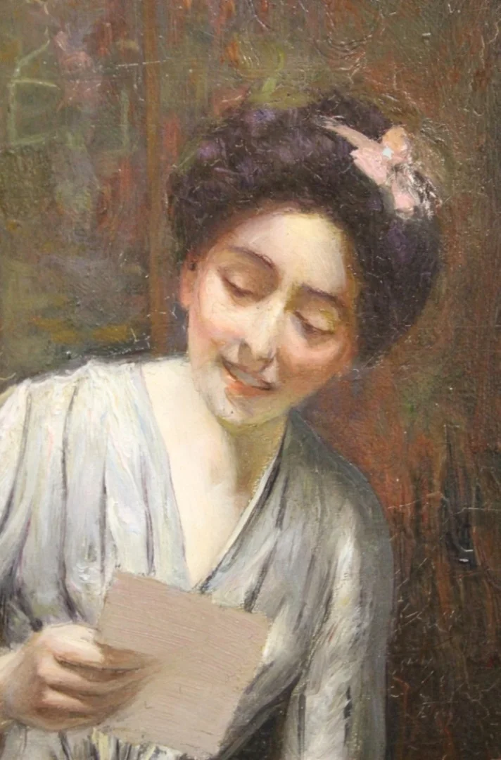 OLIO SU TELA firmato A. MARTIN 1904