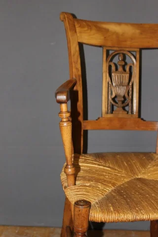 PAIR OF DIRECOIRE PERIOD ARMCHAIRS