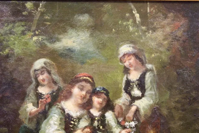 OIL ON CANVAS signed BORGELLA