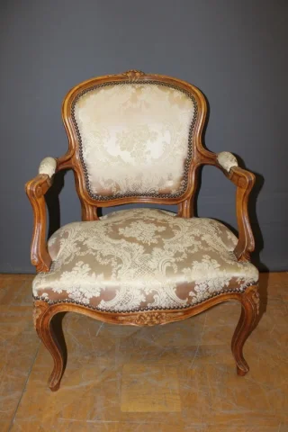 Paar fauteuils in Louis XV-stijl