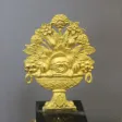 Pendule portique d'époque Restauration en marbre noir et bronze doré début XIX