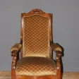 Fauteuil d'enfant d'époque Napoléon III en acajou XIX