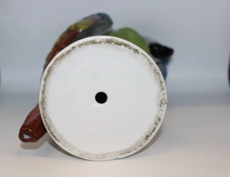 Perroquet En Porcelaine Dans Le Goût De Meissen XX