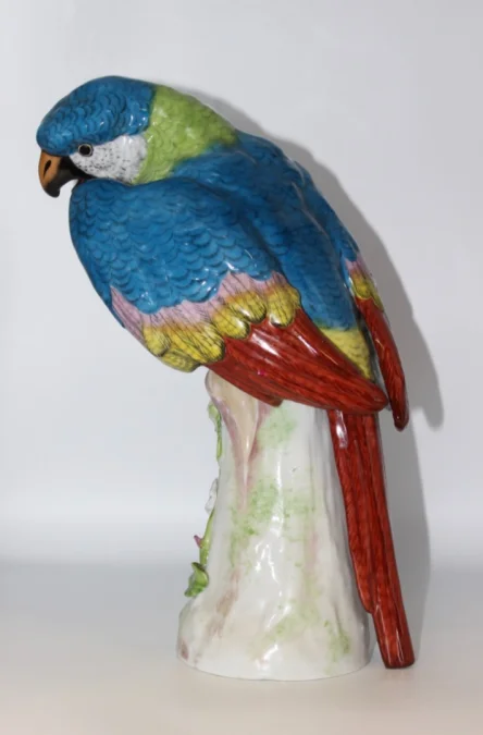 Perroquet En Porcelaine Dans Le Goût De Meissen XX