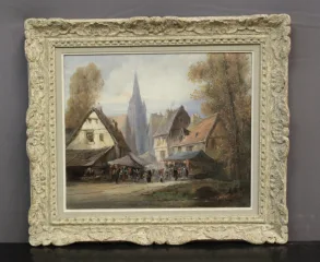 Öl auf Leinwand, signiert P. DEVILLERS