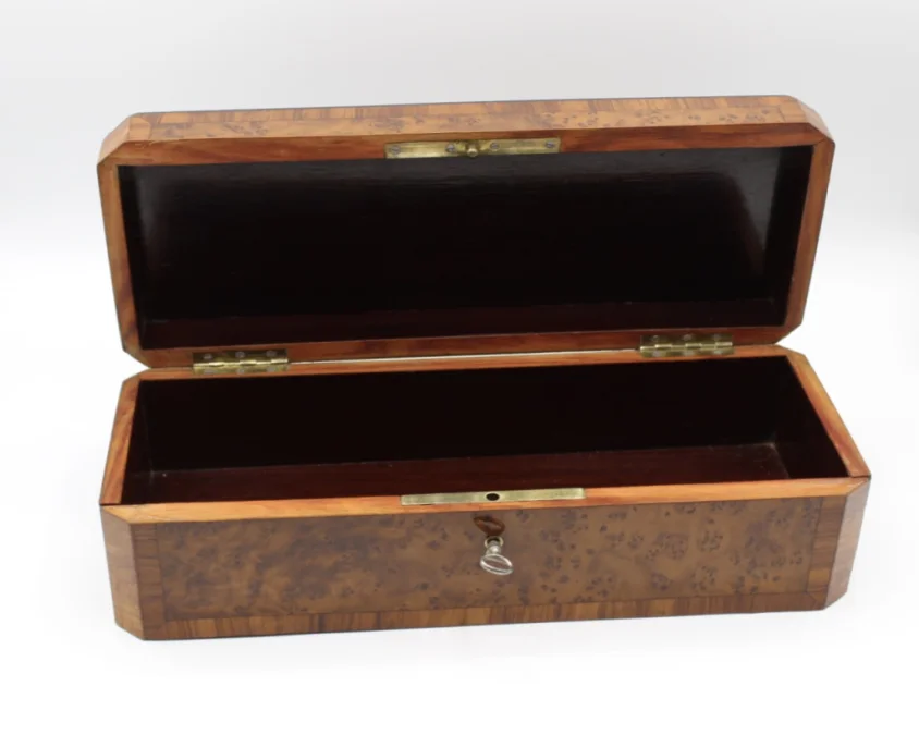 Coffret d'époque Napoléon III En Marqueterie Fin XIX