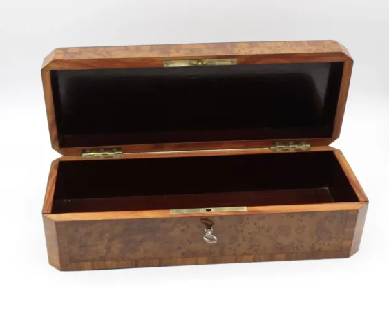 Coffret d'époque Napoléon III En Marqueterie Fin XIX