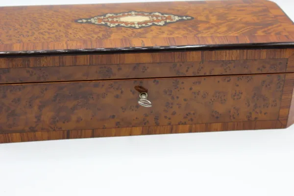 Coffret d'époque Napoléon III En Marqueterie Fin XIX