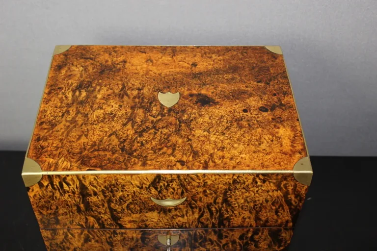 Cave à Liqueur En Loupe d'époque Louis Philippe XIX