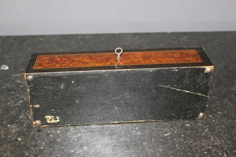 Coffret à Bijoux d'époque Napoléon III En Marqueterie Fin XIX