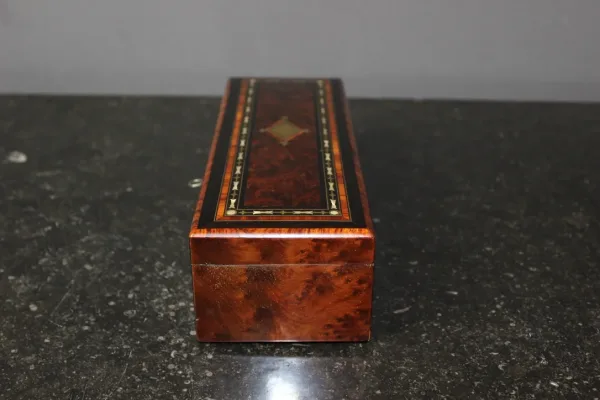 Coffret à Bijoux d'époque Napoléon III En Marqueterie Fin XIX