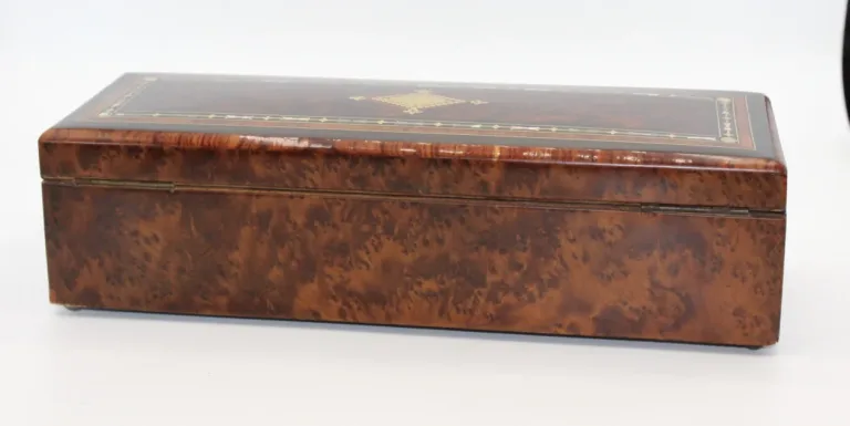 Coffret à Bijoux d'époque Napoléon III En Marqueterie Fin XIX