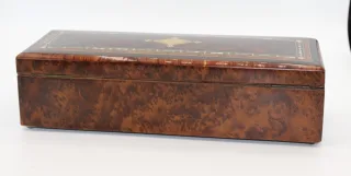 Coffret à Bijoux d'époque Napoléon III En Marqueterie Fin XIX