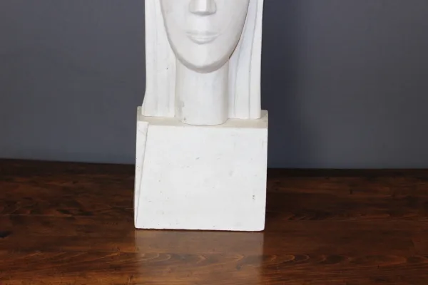 ART DECO PERIOD PLASTER BUST
