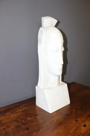 ART DECO PERIOD PLASTER BUST