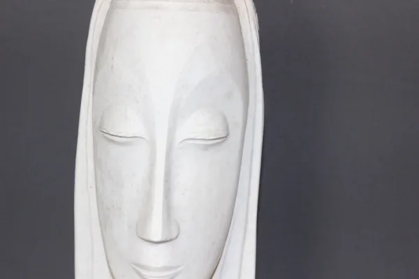 ART DECO PERIOD PLASTER BUST