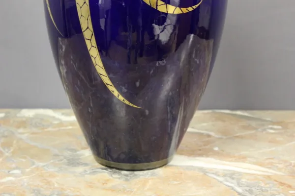 Grand Vase En Porcelaine d'époque  Art Déco Par Pinon Heuzé