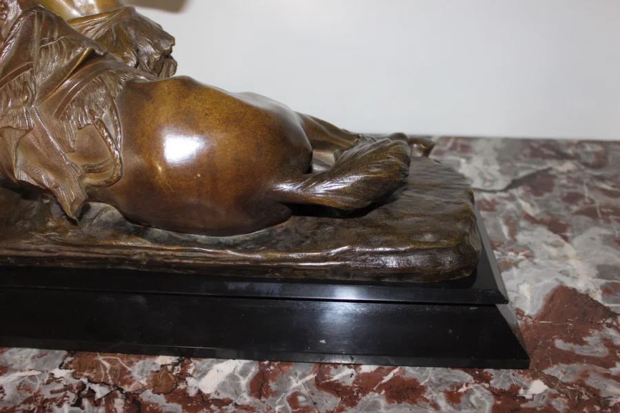 BRONZESKULPTUR von Edouard DROUOT