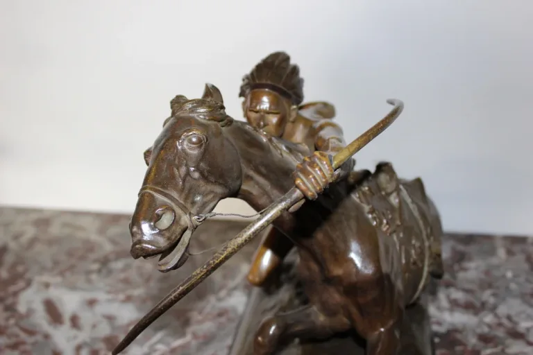 BRONZESKULPTUR von Edouard DROUOT
