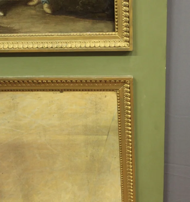 Trumeau De Style Louis XVI Scène De Musiciens Vers 1880