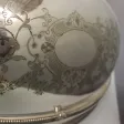 Grande Cloche De Service En Métal Argenté Fin XIX