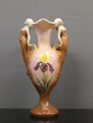 Vase Art Nouveau Décor De Femmes Par Delphin Massier