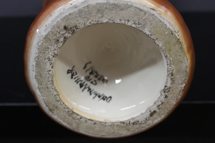 Vase Art Nouveau Décor De Femmes Par Delphin Massier