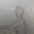 Alugraphie Par Blaustein Représentant Un Nu Féminin Vers 1980