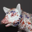 Cochon En Porcelaine Imari , Japon , Fin XIX