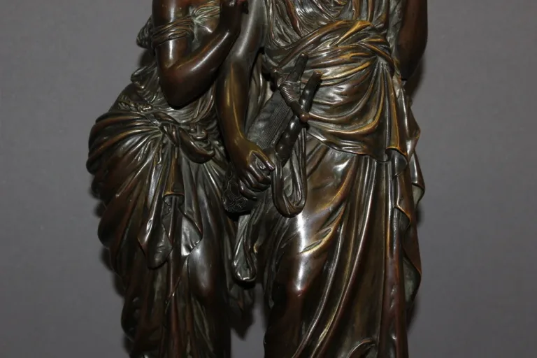 Bronze Orphée Et Eurydice d'Après Hippolyte Moreau Fin XIX