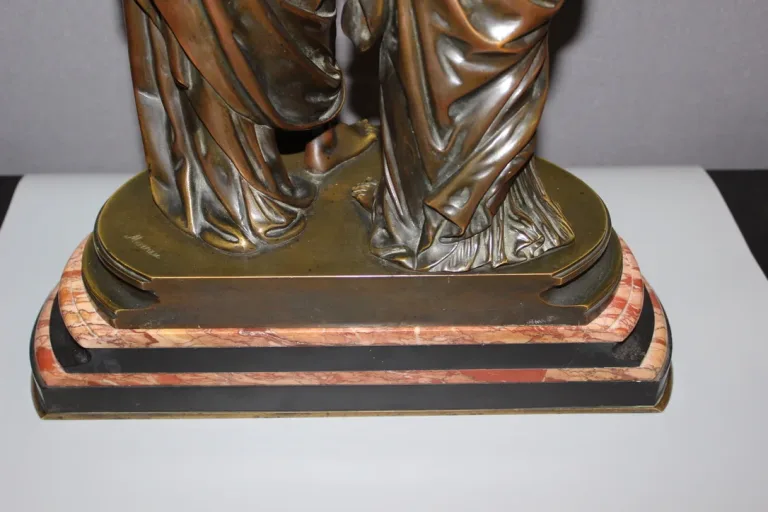 Bronze Orphée Et Eurydice d'Après Hippolyte Moreau Fin XIX