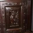 Petit Cabinet En Noyer En Partie XVII Siècle