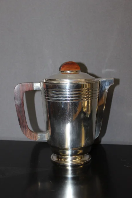 Service à Café Et Thé En Métal Argenté Vers 1930
