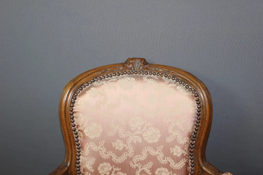 Fauteuil d'époque Louis XV En Hêtre XVIII