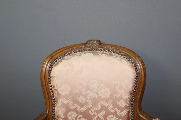 Fauteuil d'époque Louis XV En Hêtre XVIII