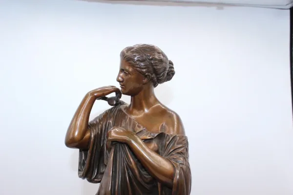 Diane De Gabies , épreuve En Bronze Fondeur Raingo Frères