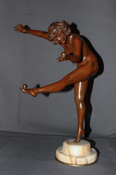 BRONZE STATUETTE by CLAIRE COLINET