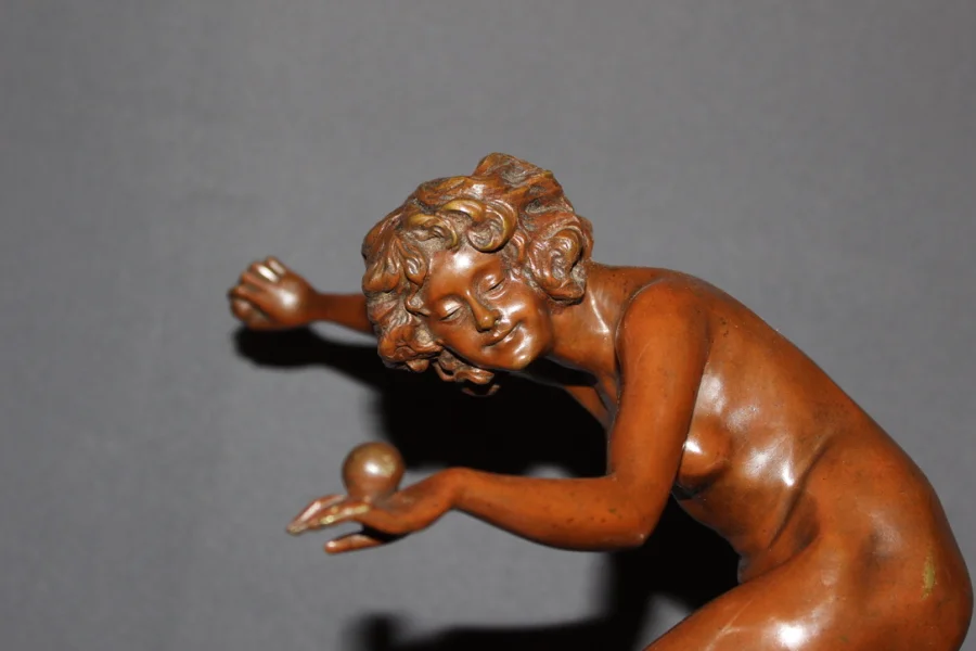 BRONZE STATUETTE by CLAIRE COLINET