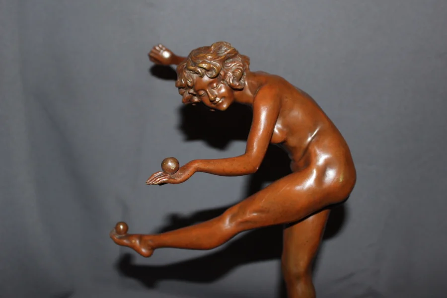 BRONZE STATUETTE by CLAIRE COLINET