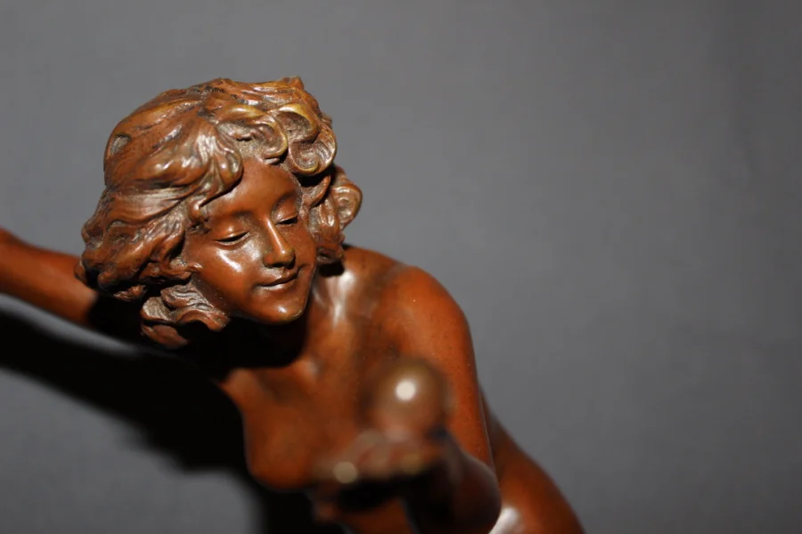 BRONZE STATUETTE by CLAIRE COLINET