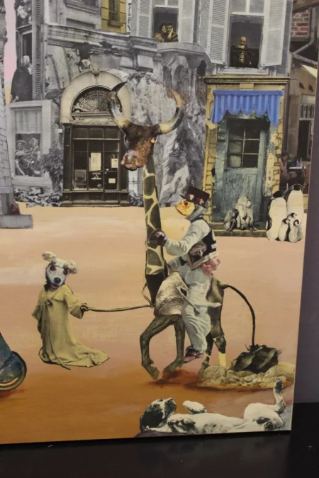OIL ON PANEL by JACQUES DEAL