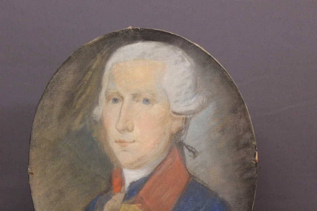 Portrait d'Homme En Pastel Début XIX