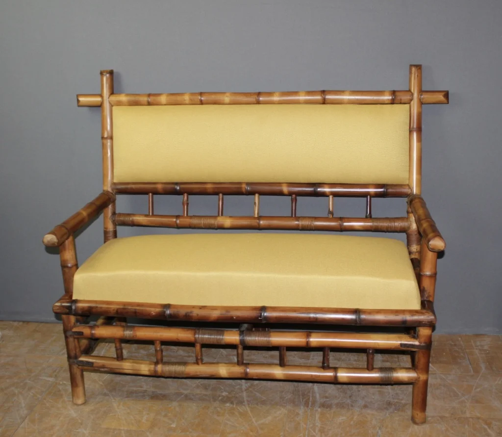 Banquette En Bambou d'époque Napoléon III