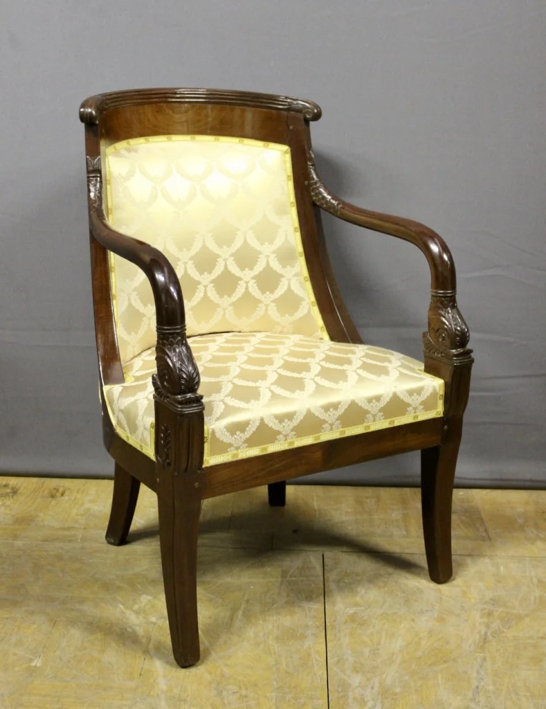 PAAR MAHOGANIE FAUTEUILSTOELEN