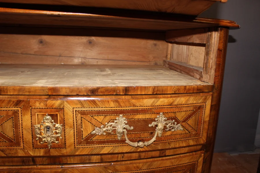Commode Louis XIV En Marqueterie XVIII