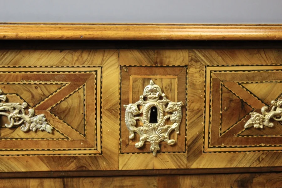 Commode Louis XIV En Marqueterie XVIII