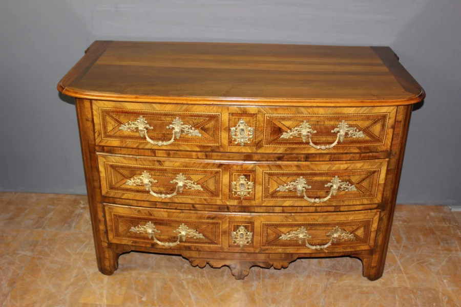 Commode Louis XIV En Marqueterie XVIII