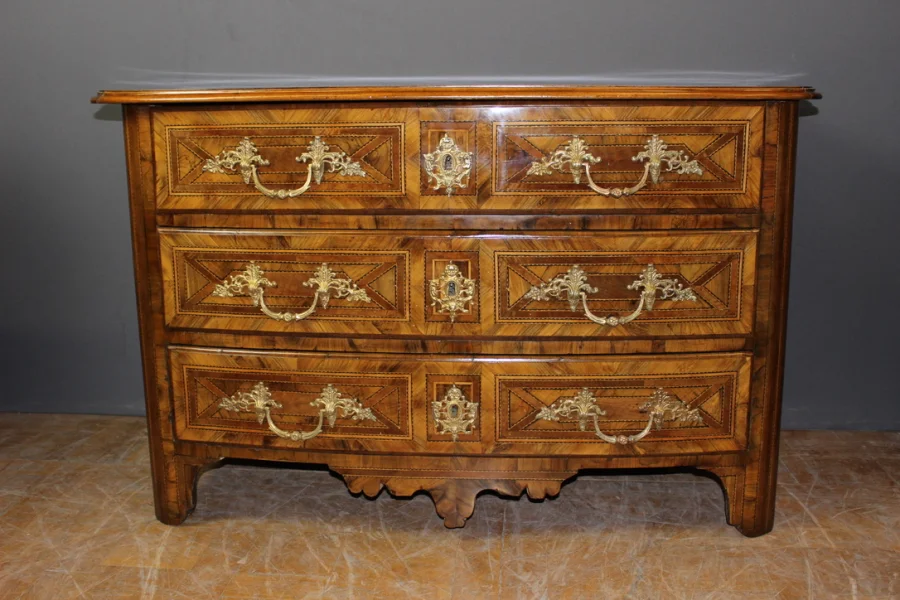 Commode Louis XIV En Marqueterie XVIII