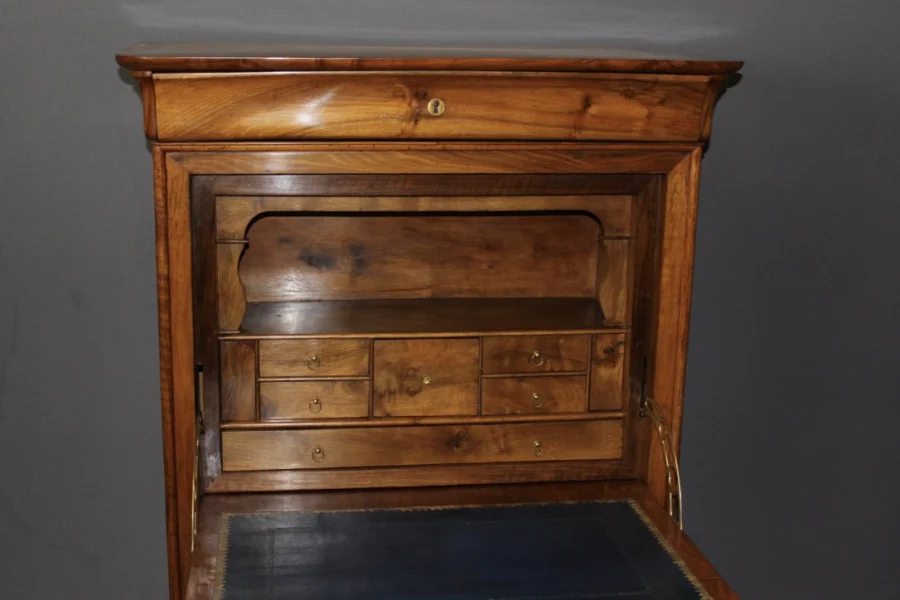 Secrétaire Louis Philippe En Noyer XIX